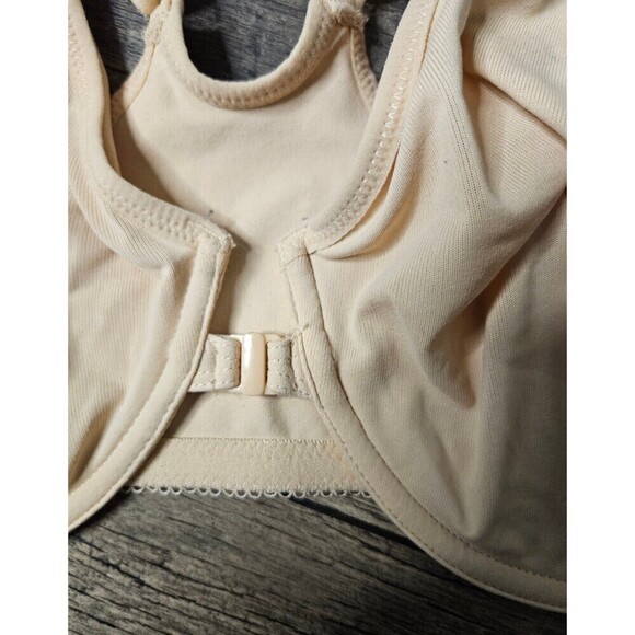 DELIMIRA Women's Racerback Front Closure Plus Size Seamless Underwire Bra 40D - Picture 4 of 7